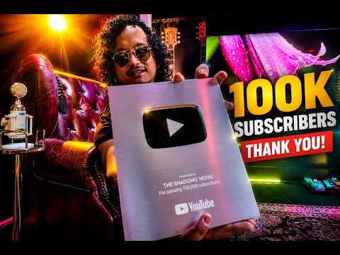 Youtube Silver Button, THANK YOU ALL